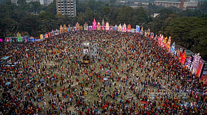 জগন্নাথ হলে সরস্বতী পূজা