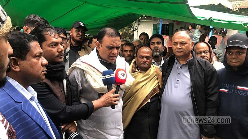 খোকন দাসের বাড়িতে তারেক রহমানের এপিএস, পাশে থাকার আশ্বাস