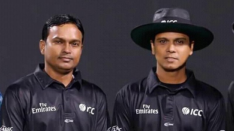 দল না থাকলেও বিশ্বকাপে আছেন বাংলাদেশের দুজন আম্পায়ার