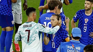 মহারণের পর মদ্রিচের সঙ্গে কী কথা রোনালদোর