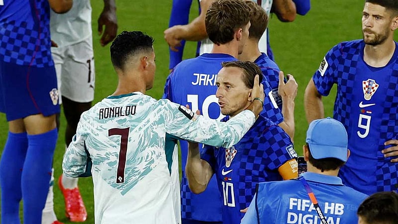 মহারণের পর মদ্রিচের সঙ্গে কী কথা রোনালদোর