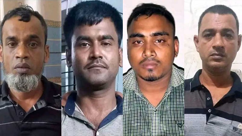 ঝালকাঠিতে ডাকাতির দুই মামলায় ৪ আসামি কারাগারে
