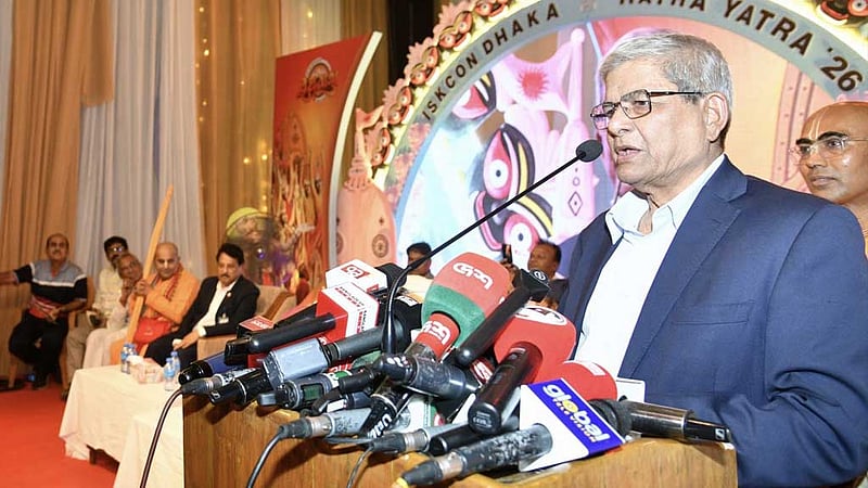 বিএনপি ধর্মীয় বিভাজনের রাজনীতি বিশ্বাস করে না: মির্জা ফখরুল