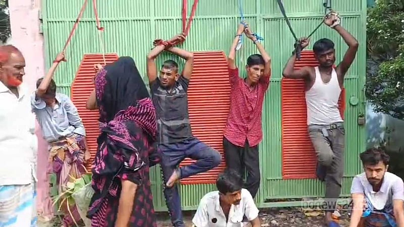 মাদক অভিযানে আটক ১০ জনের কারাদণ্ড, ফটকে বেঁধে রাখা নিয়ে ইউএনওর সতর্কবার্তা