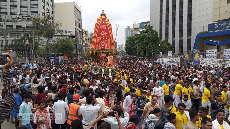 ঢাকায় রথযাত্রা উৎসব