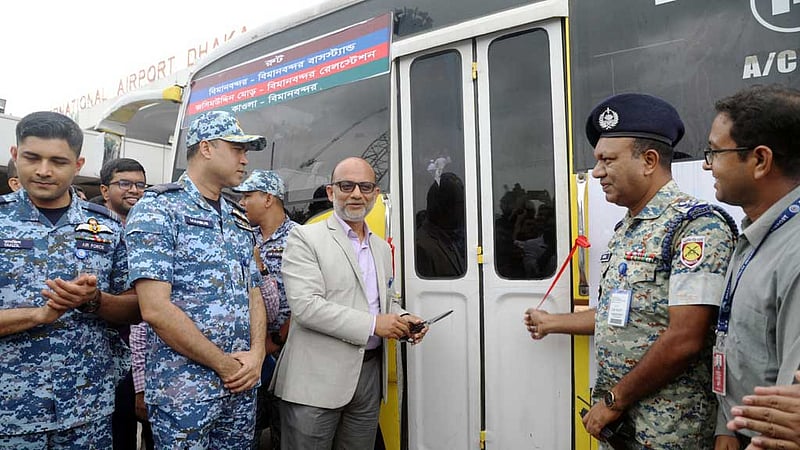 শাহজালাল বিমানবন্দরে যাত্রীদের জন্য ‘ফ্রি শাটল সার্ভিস’