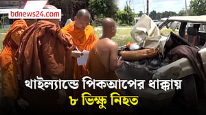 থাইল্যান্ডে পিকআপের ধাক্কায় ৮ ভিক্ষু নিহত, চালক নাবালক