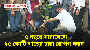 জলবায়ু পরিবর্তনের প্রভাব কমাতে বৃক্ষরোপণে গুরুত্ব প্রধানমন্ত্রীর