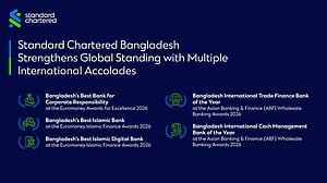 স্ট্যান্ডার্ড চার্টার্ড বাংলাদেশের ঝুলিতে ৫ পুরস্কার
