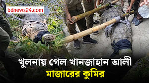 সরানো হল খানজাহান আলী মাজারের সেই কুমির