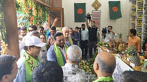 পাহাড়ি ফল মেলা শুরু বেইলি রোডে