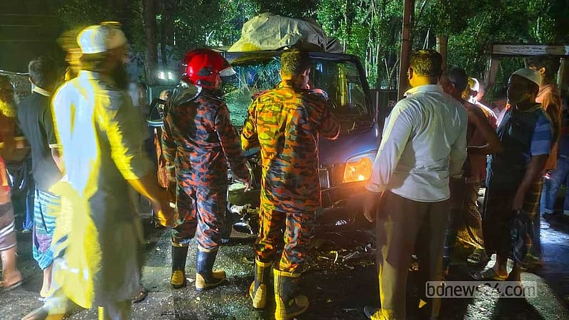 বরিশালে পিকআপের সঙ্গে সংঘর্ষে বাইক আরোহী যুবক নিহত