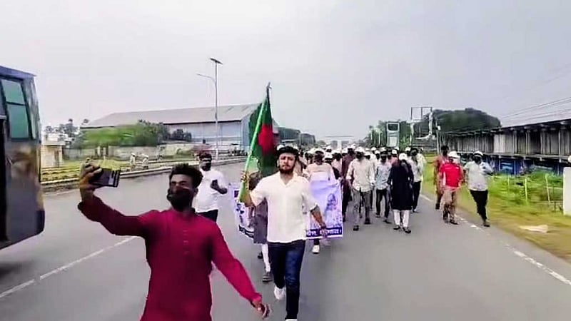 বেনাপোলে ছাত্রলীগের মিছিল, ভিডিও দেখে গ্রেপ্তার ৫