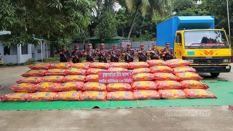 ব্রাহ্মণবাড়িয়ায় সোয়া কোটি টাকার ভারতীয় জিরাসহ কভার্ড ভ্যান জব্দ