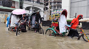 চট্টগ্রামে ছয় ঘণ্টায় ৬৪ মিলিমিটার বৃষ্টি, জলজট
