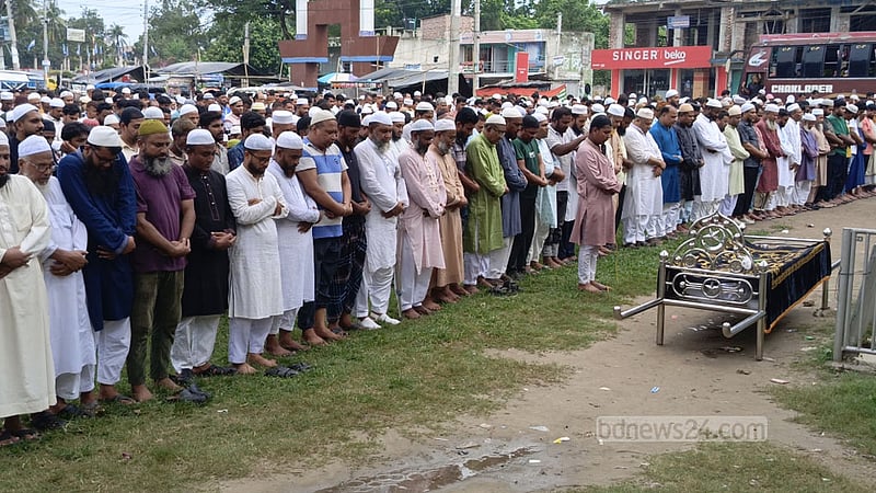 ফরিদপুরে ডিবি হেফাজতে মারা যাওয়া ছাত্রলীগ কর্মীর দাফন সম্পন্ন