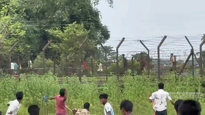 জামালপুর সীমান্তে উত্তেজনা, দুই দেশের নাগরিকদের মধ্যে ইট-পাটকেল