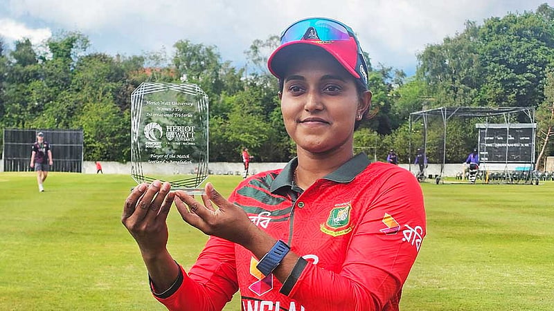নিগারের ফিফটি ও রিতুর দুর্দান্ত বোলিংয়ে স্কটল্যান্ডকে হারাল বাংলাদেশ