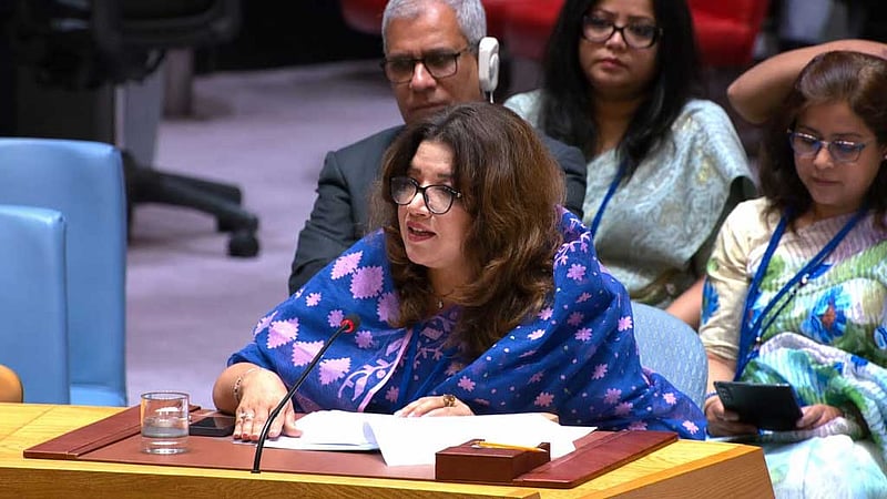 জাতিসংঘে মানবিক সহায়তা জোরদার ও শান্তি প্রক্রিয়ায় নারীর অংশগ্রহণ বাড়ানোর আহ্বান বাংলাদেশের