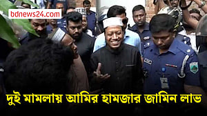 দুই মামলায় স্থায়ী জামিন পেলেন আমির হামজা