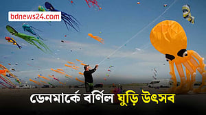 ২৬ দেশের অংশগ্রহণে জমজমাট ডেনমার্কের ঘুড়ি উৎসব