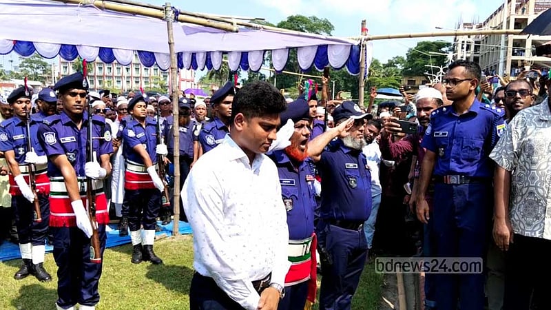 ভোলায় চিরশায়িত হলেন তোফায়েল আহমেদ