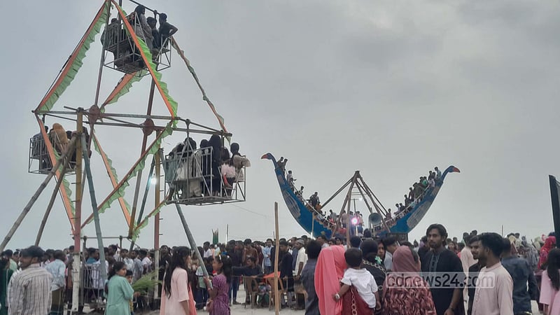 যমুনা পাড়ে ঈদ আনন্দ, মানুষের মিলনমেলা