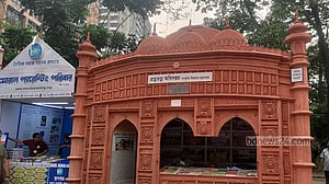 বইমেলায় নান্দনিক স্টলে ইতিহাস-ঐতিহ্যের বার্তা