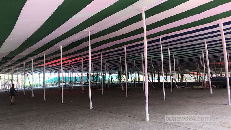 চট্টগ্রামে ঈদ জামাতের প্রস্তুতি শেষ পর্যায়ে