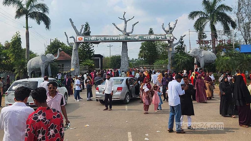 গাজীপুর সাফারি পার্কে নতুন তিন সিংহ, ঈদে দর্শনার্থীদের ভিড়