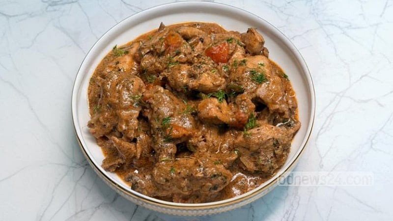 রেসিপি: কড়াই মুরগি ভুনা
