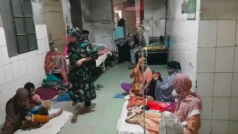 শরীয়তপুরে ডায়রিয়ার প্রকোপ, হাসপাতালে রোগীর ভিড়