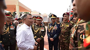 কুচকাওয়াজ দেখে মুগ্ধ প্রধানমন্ত্রী, জানালেন শুভেচ্ছা