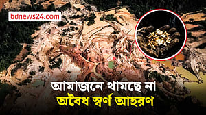 আমাজনের অবৈধ খনি থেকে বিলিয়ন ডলারের স্বর্ণ আহরণ