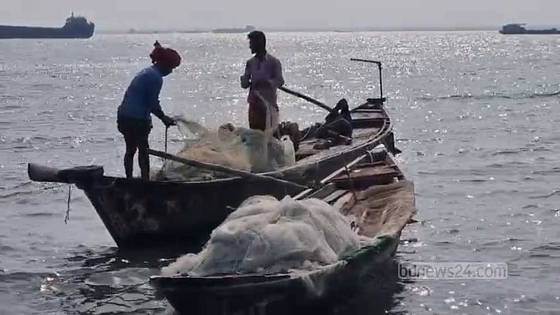 নিষেধাজ্ঞা শেষে হতাশা: চাঁদপুর মাছঘাট ফাঁকা, খালি হাতে ফিরছেন জেলেরা