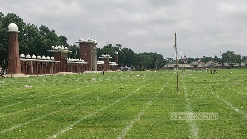বৃষ্টি না হলে গোর-এ-শহীদ ময়দানে ঈদ জামাত সকাল সাড়ে ৮টায়
