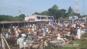 যশোরের রাজারহাটে চামড়ার প্রথম হাট জমেনি