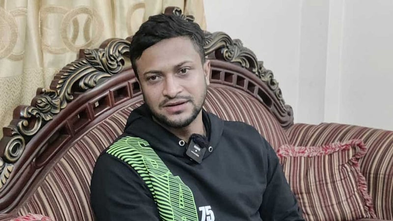 নিরাপত্তার নিশ্চয়তা পেলে ‘দেশে ফিরতে প্রস্তুত’ সাকিব, বিচারের মুখোমুখি হতেও ভয় নেই