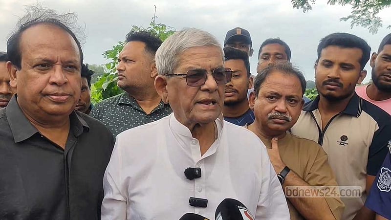 কৃষিজমি নষ্ট করে কোনো স্থাপনা করতে চাই না: মির্জা ফখরুল
