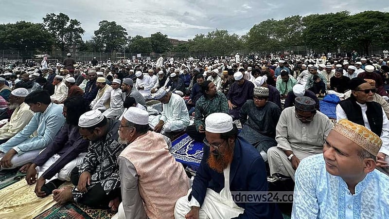 যুক্তরাষ্ট্রে ঈদ উদযাপন, সাড়ে ৩ হাজারের বেশি জামাতে নামাজ আদায়