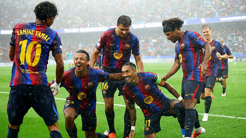 চ্যাম্পিয়ন্স লিগেও গোল উৎসবে শুরু বার্সেলোনার