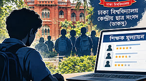 শিক্ষক মূল্যায়নের এখতিয়ার ‘ডাকসুকে কে দিয়েছে?’