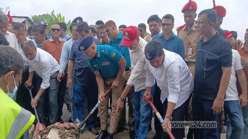 গাজীপুরে ডেঙ্গু প্রতিরোধ ও পরিচ্ছন্নতায় অভিযান শুরু