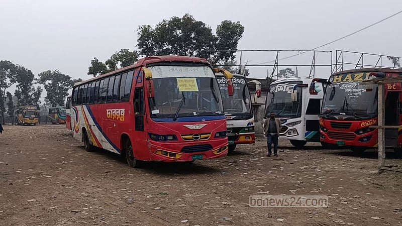 ৯ ঘণ্টা পর আন্দোলন প্রত্যাহার, জামালপুর থেকে সারাদেশে বাস চলাচল শুরু
