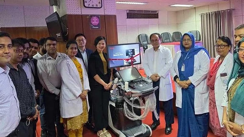 লিভার-থাইরয়েড রোগ নির্ণয়ে নিনমাসে নতুন মেশিন