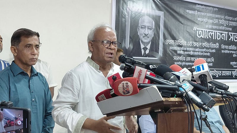 সাইফুর রহমানের মৃত্যুতে ষড়যন্ত্র আছে কিনা, খুঁজে দেখা দরকার: রিজভী