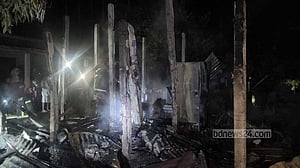 শেরপুরে আগুনে সর্বস্ব হারাল ২ পরিবার