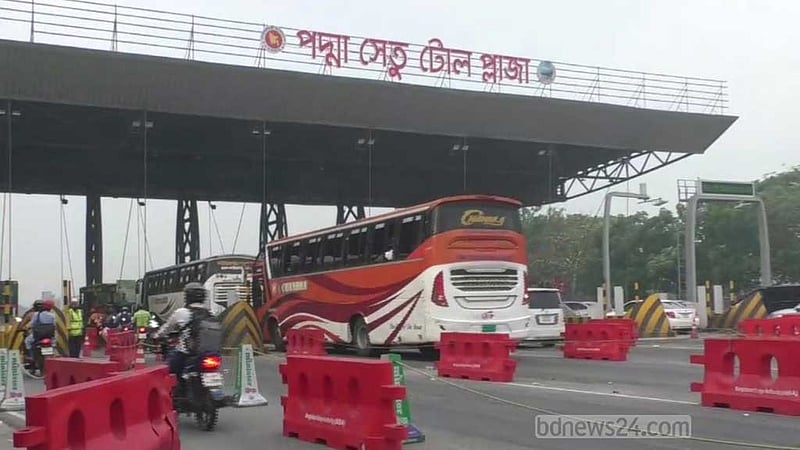 স্বয়ংক্রিয় পদ্ধতিতে টোল আদায় পদ্মা সেতুতে