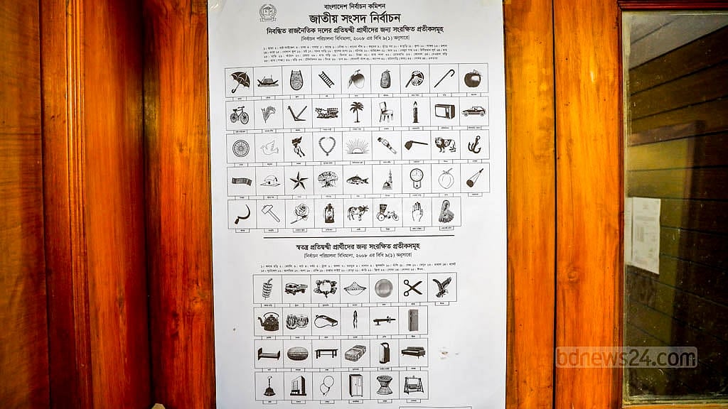 সংসদ নির্বাচন: যুক্ত হল শাপলা কলি, ভোটের মার্কা হল ১১৯টি
