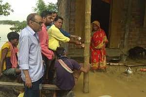 হাইলাকান্দিতে বন্যায় ক্ষতিগ্ৰস্ত ৮০ হাজারের বেশি